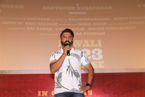 Santhosh Narayanan @ Jigarthanda DoubleX Press Meet Stills