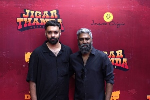 Kaarthekeyen Santhanam @ Jigarthanda DoubleX Press Meet Stills