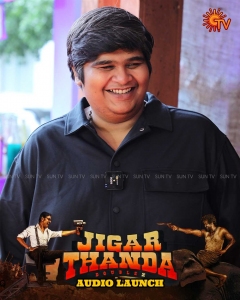 Director Karthik Subbaraj @ Jigarthanda DoubleX Movie Audio Launch Photos