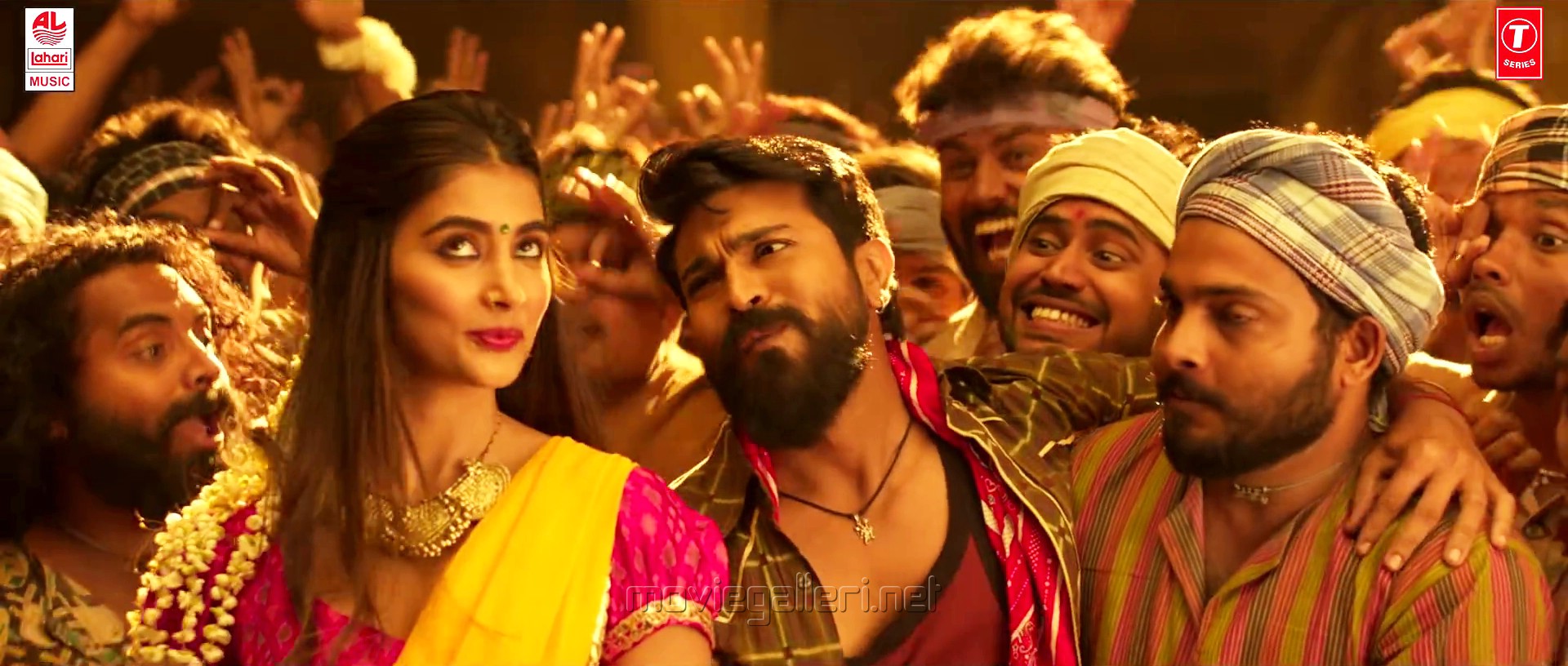 Rangasthalam Ram Charan Pooja Hegde Hot Jigelu Rani Song Pictures