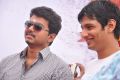 Actor Vijay, Jeeva at Jilla Movie Launch Stills