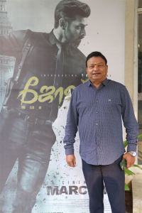 Producer Ishari K. Ganesh @ Joshua Imai Pol Kaakha Movie Press Meet Stills