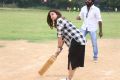 Actress Sneha batting @ Just Cricket Cause Event HIV Children Photos