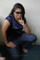 Telugu Actress Jyothi in Blue Dress