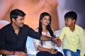 Dhanush, Iyshwarya Rajesh, Ramesh Thilaganathan @ Kaaka Muttai Audio Launch Stills