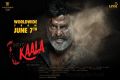 Rajinikanth Kaala Movie Release Date June 7th Poster