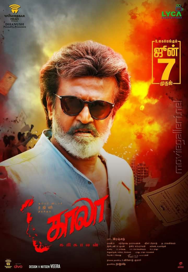 Rajini Kaala Movie Release Today Posters | Moviegalleri.net