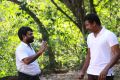 VR Nagendran, Samuthirakani @ Kaaval Movie Shooting Spot Stills