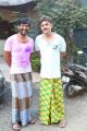 Kishore, Pradeep Jose @ Kadikara Manithargal Movie Shooting Spot Stills