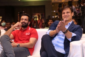 Prithviraj, Vivek Oberoi @ Kaduva Movie Teaser Launch Stills