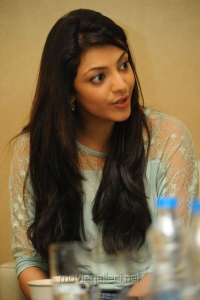Actress Kajal Agarwal New Cute Photos at Sir Vacharu Movie Interview