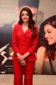 Actress Kajal Aggarwal Red Trouser Suit Photos