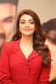 Actress Kajal Aggarwal in Red Trouser Suit Photos