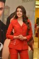 Actress Kajal Agarwal in Red Suit Photos @ Kavacham Teaser Launch