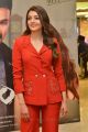 Actress Kajal Agarwal in Red Suit Photos @ Kavacham Teaser Launch