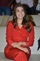 Actress Kajal Aggarwal in Red Trouser Suit Photos