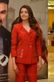 Actress Kajal Aggarwal in Red Trouser Suit Photos