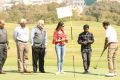 Kajal Agarwal kick starts cancer crusaders invitation golf tournament 2018