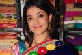 Kajal Agarwal Cute Saree Stills at Kalanikethan at Himayat Nagar