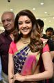 Kajal Aggarwal in Pattu Saree at Chennai Shopping Mall Kompally Launch