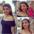 Actress Kajal Agarwal Stills @ Thalapathy 61 Shooting