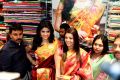 Kajal Agarwal & Deeksha Seth launches Kalamandir Showroom