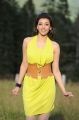 Actress Kajal Hot Images in Green Yellow Dress