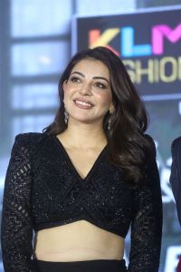 Actress Kajal Aggarwal New Photos @ Satyabhama Trailer Launch