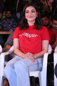 Actress Kajal Aggarwal Cute Stills @ Satyabhama Press Meet