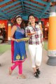 Anjali and Oviya in Kalakalappu @ Masala Cafe Stills