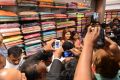 Pranitha, Kriti, Vithika launches Kalamandir Showroom at Kakinada