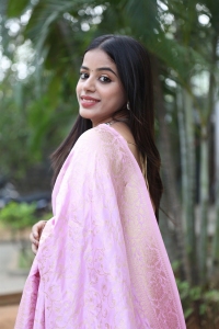 Kalapala Mounika Saree Pics @ Anukunnavanni Jaragavu Konni Press Mee