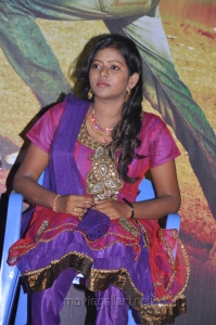Actress Kalpana Jeyam at Mudhal Thagaval Arikkai Movie Audio Launch