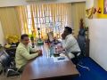 Kamal Haasan met Captain Vijayakanth Photos