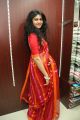 Actress Kamna Jethmalani Hot Transparent Red Saree Photos