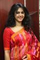 Actress Kamna Jethmalani Hot Transparent Red Saree Photos