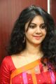 Actress Kamna Jethmalani Hot Transparent Red Saree Photos