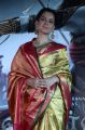 Actress Kangana Ranaut Silk Saree Stills @ Manikarnika Press Meet