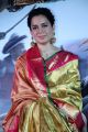 Manikarnika Heroine Kangana Ranaut Silk Saree Stills