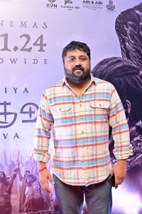 Producer KE Gnanavel Raja @ Kanguva 3D Trailer Launch Event Stills