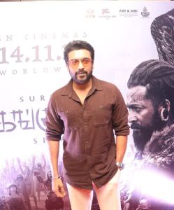 Actor Suriya @ Kanguva 3D Trailer Launch Event Stills