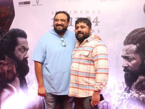 Siva, KE Gnanavel Raja @ Kanguva 3D Trailer Launch Event Stills