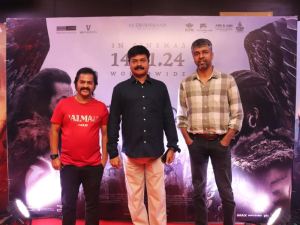 Redin Kingsley, Viveka, Madhan Karky @ Kanguva 3D Trailer Launch Event Stills