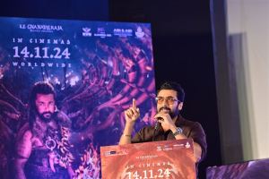 Hero Suriya @ Kanguva 3D Trailer Launch Event Stills