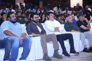 Siva, Suriya, Boyapati Srinu, Dil Raju @ Kanguva Movie Pre-Release Event Stills