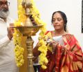 KR Vijaya @ Karichoru Movie Pooja Stills