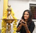 Actress Chandini Tamilarasan @ Karichoru Movie Pooja Stills