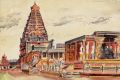 SivaKumar Paintings TANJORE BIG TEMPLE Photos