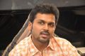 Actor Karthik Sivakumar Interview Stills about Biriyani Movie