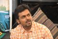 Actor Karthik Sivakumar Interview Stills about Biriyani Movie